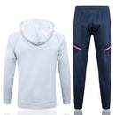 KIT PASSEIO COM CAPUZ - ARSENAL - BRANCO E AZUL ESCURO