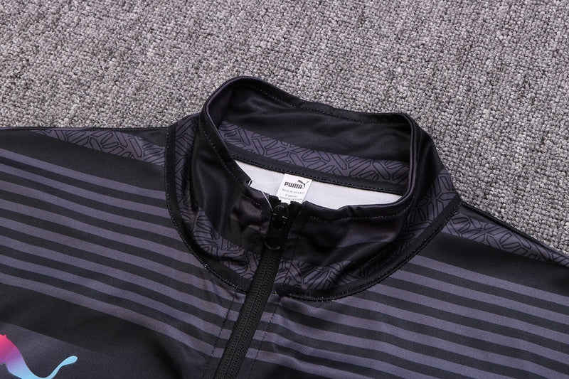KIT PASSEIO - MANCHESTER CITY - PRETO E CINZA