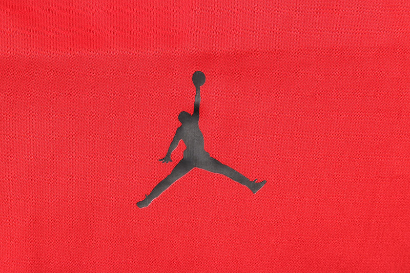 KIT PASSEIO COM CAPUZ - PARIS SAINT GERMAIN (PSG) - VERMELHO E PRETO