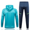 KIT PASSEIO COM CAPUZ - JUVENTUS - AZUL CLARO E AZUL ESCURO