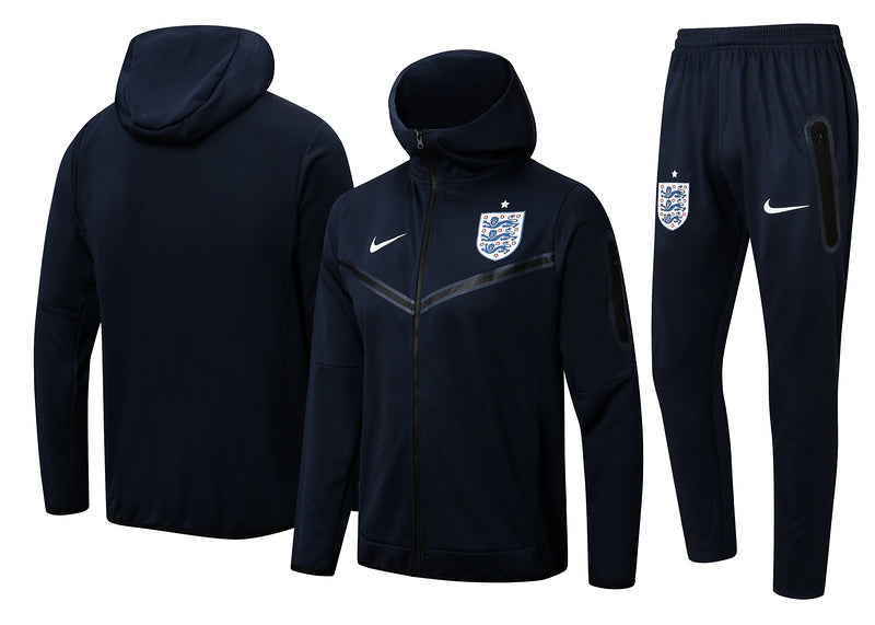 KIT PASSEIO COM CAPUZ - INGLATERRA - AZUL ESCURO