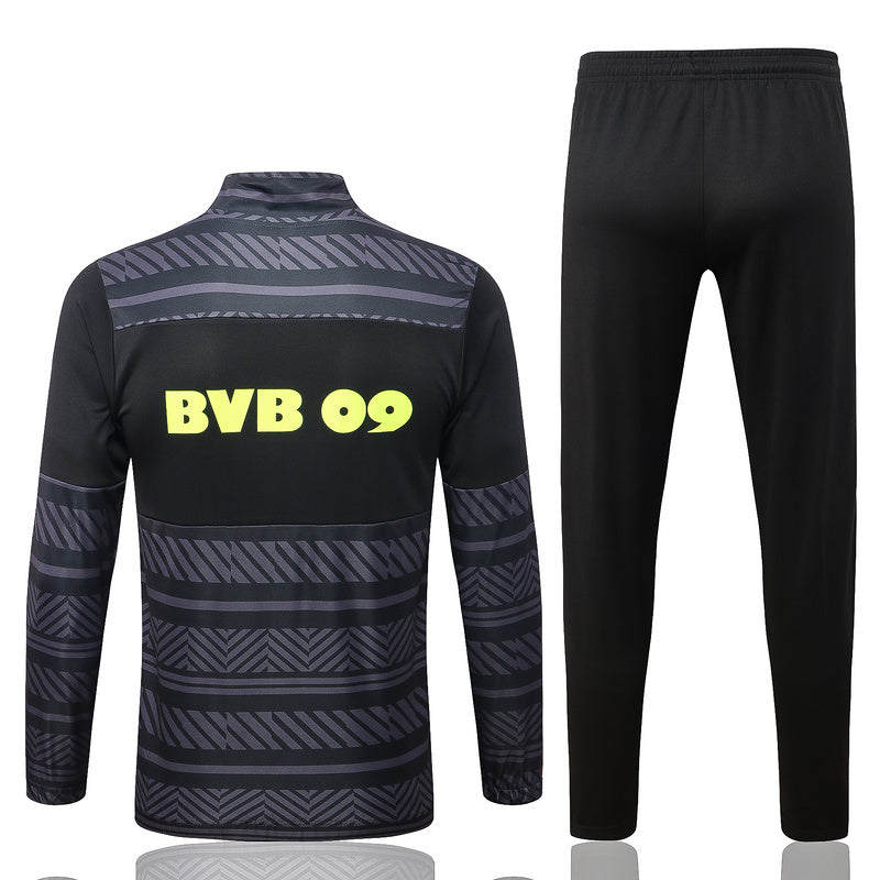 KIT PASSEIO - BORUSSIA DORTMOUND - CINZA E PRETO
