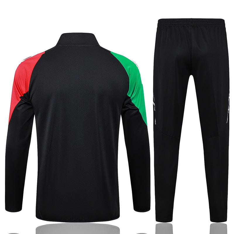 KIT PASSEIO - ARSENAL - PRETO, VERMELHO E VERDE - 24/25