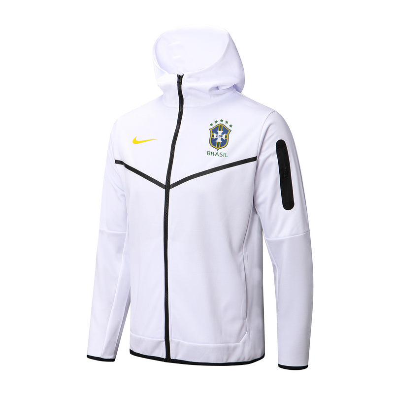 KIT PASSEIO COM CAPUZ - BRASIL - BRANCO E PRETO
