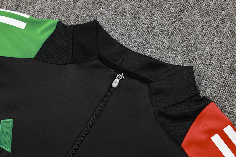 KIT PRÉ JOGO - ARSENAL - PRETO, VERMELHO E VERDE - 24/25