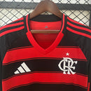 CAMISA FLAMENGO - CASA/ HOME - MANGA COMPRIDA - 25/26