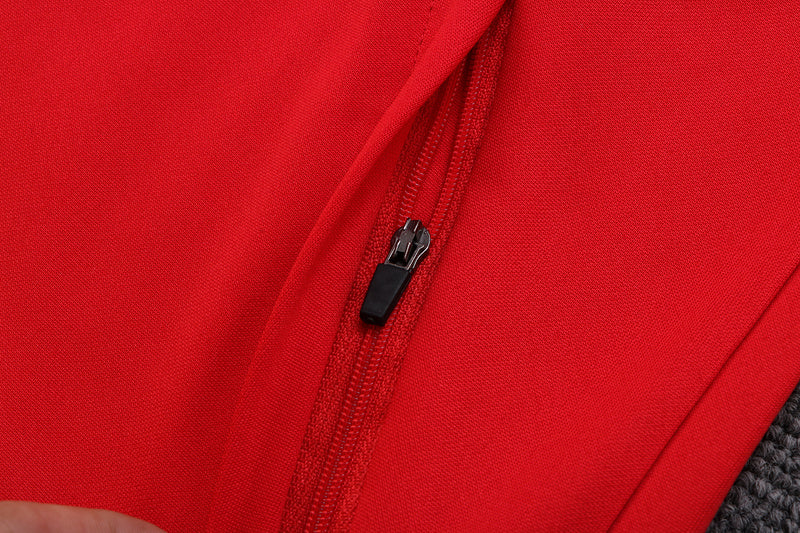 KIT PASSEIO - MANCHESTER UNITED - VERMELHO E PRETO