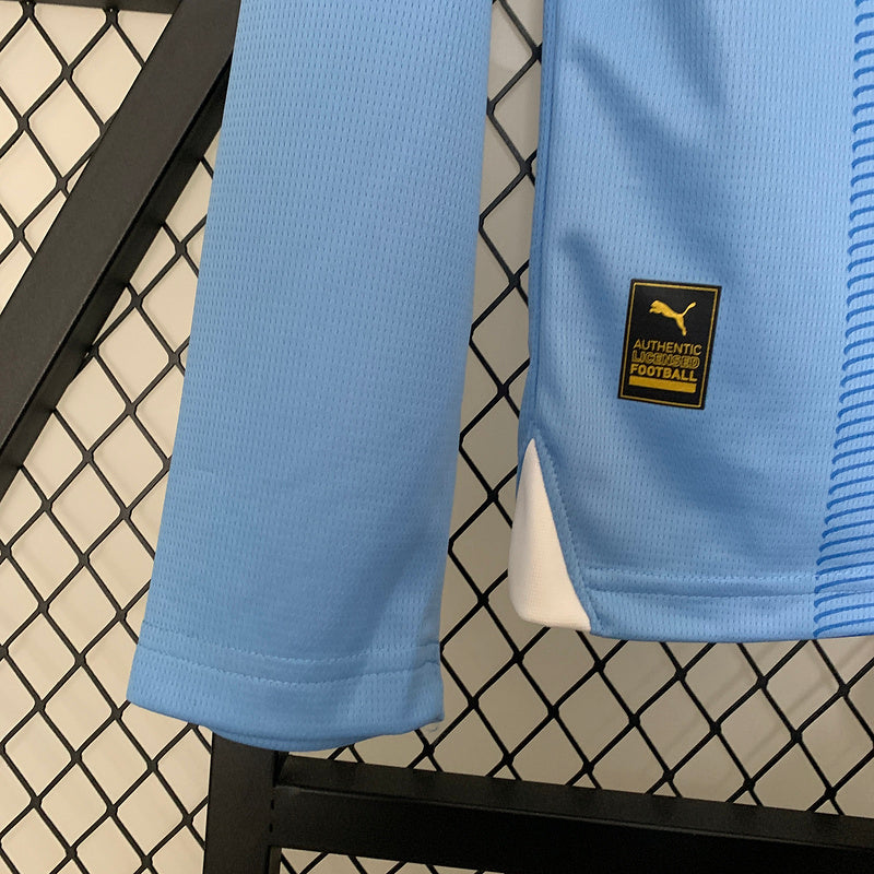 CAMISA MANCHESTER CITY - MANGA LONGA - CASA/ HOME - TORCEDOR - 23/24