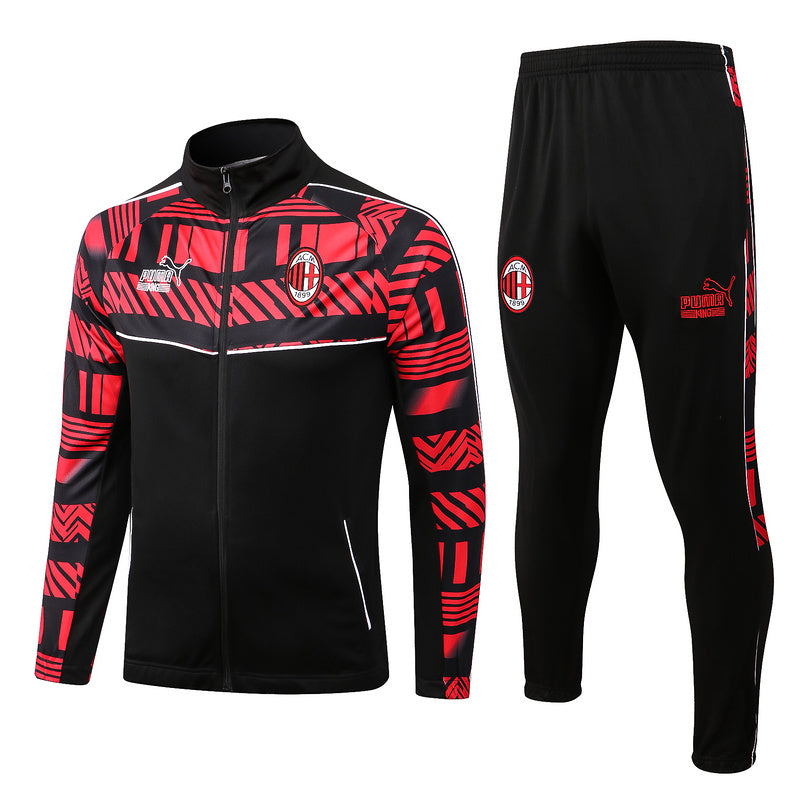 KIT PASSEIO - MILAN - PRETO E VERMELHO