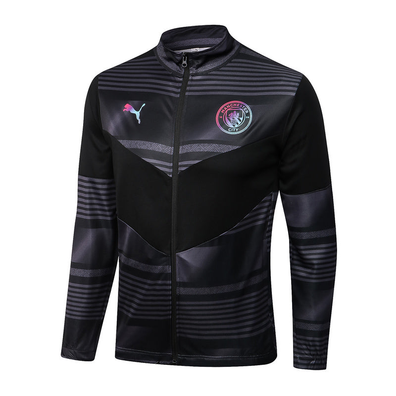 KIT PASSEIO - MANCHESTER CITY - PRETO E CINZA