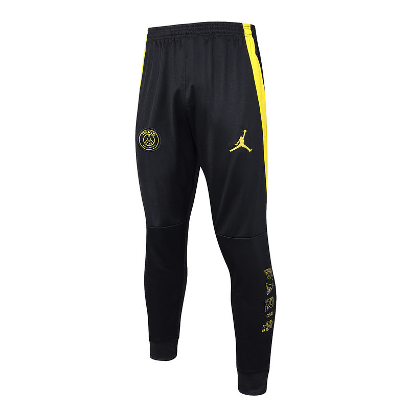 KIT PASSEIO COM CAPUZ - PARIS SAINT GERMAIN (PSG) - BRANCO, PRETO E AMARELO