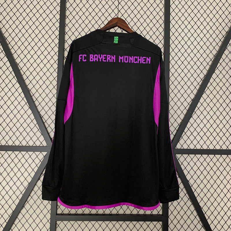 CAMISA BAYERN DE MUNIQUE - MANGA LONGA - FORA/ AWAY - TORCEDOR - 23/24
