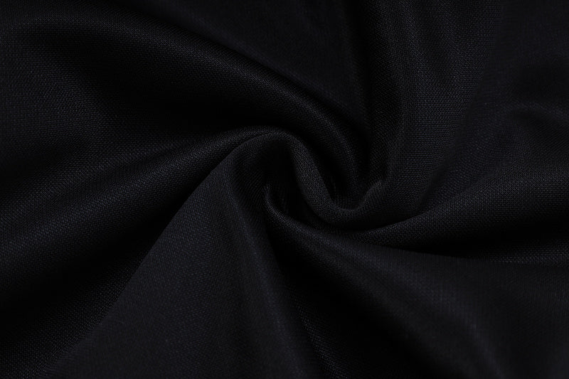 KIT PASSEIO COM CAPUZ - BARCELONA - PRETO E AZUL CLARO