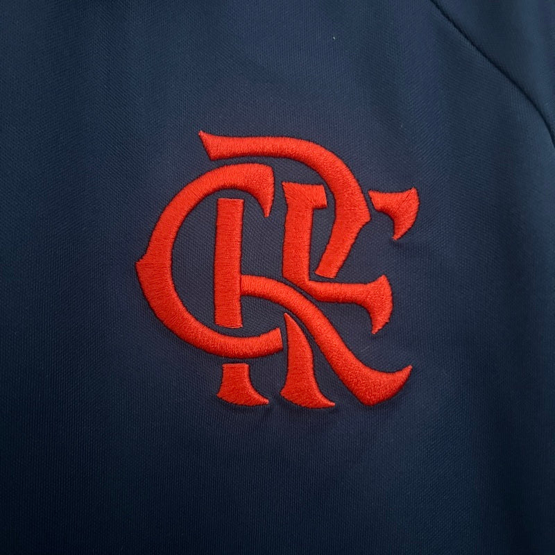 CAMISA FLAMENGO - TREINO AZUL- PÓLO TORCEDOR - 25/26