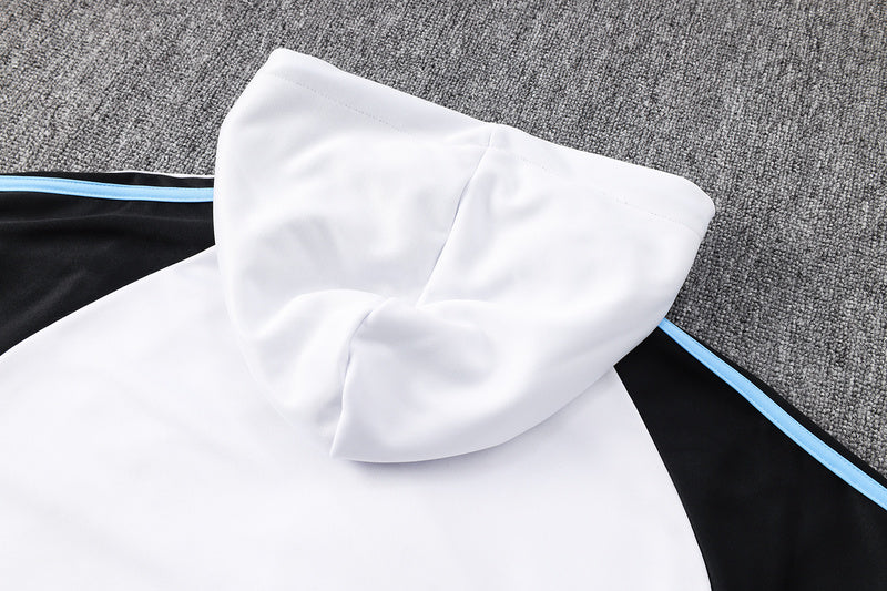 KIT PASSEIO COM CAPUZ - ARGENTINA - BRANCO E PRETO