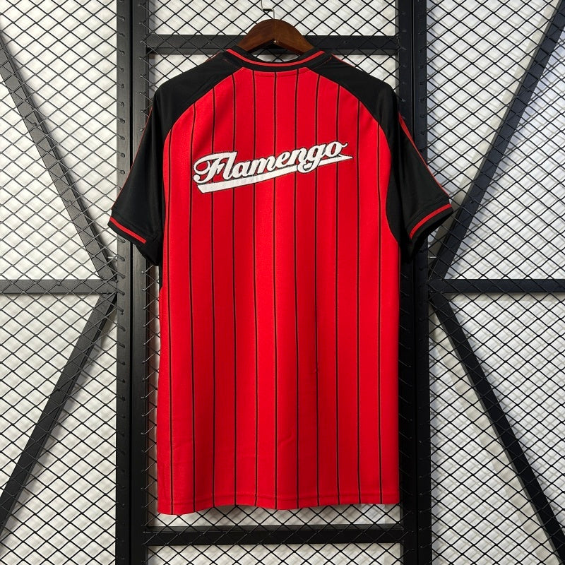 CAMISA FLAMENGO - BASEBALL STREETWEAR - TORCEDOR - 25/26