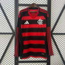 CAMISA FLAMENGO - CASA/ HOME - MANGA COMPRIDA - 25/26