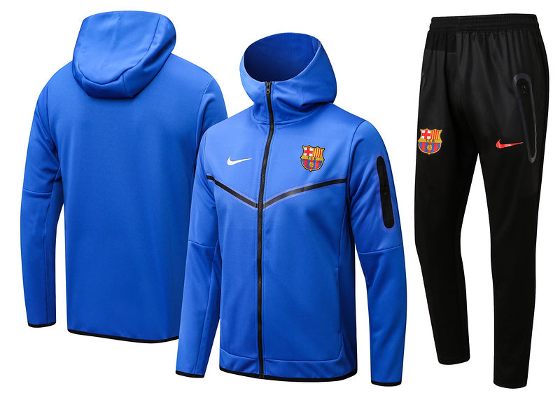 KIT PASSEIO COM CAPUZ - BARCELONA - AZUL E PRETO