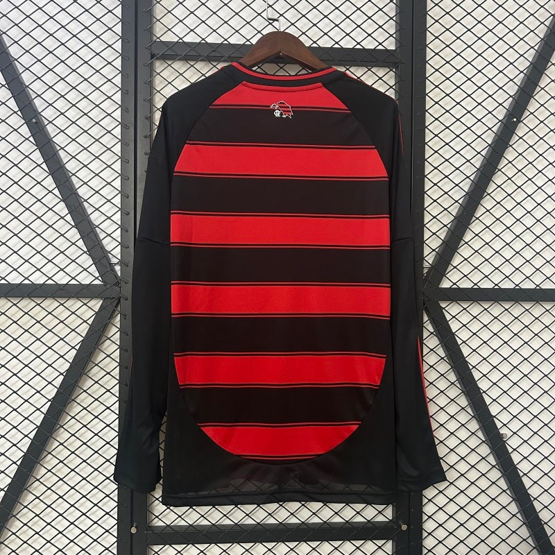 CAMISA FLAMENGO - CASA/ HOME - MANGA COMPRIDA - 25/26