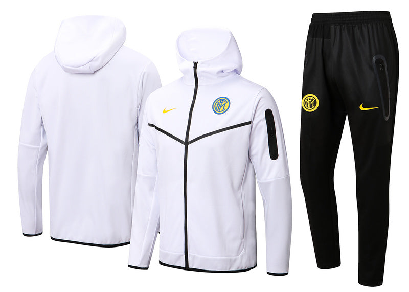 KIT PASSEIO COM CAPUZ - INTER DE MILÃO - BRANCO E PRETO