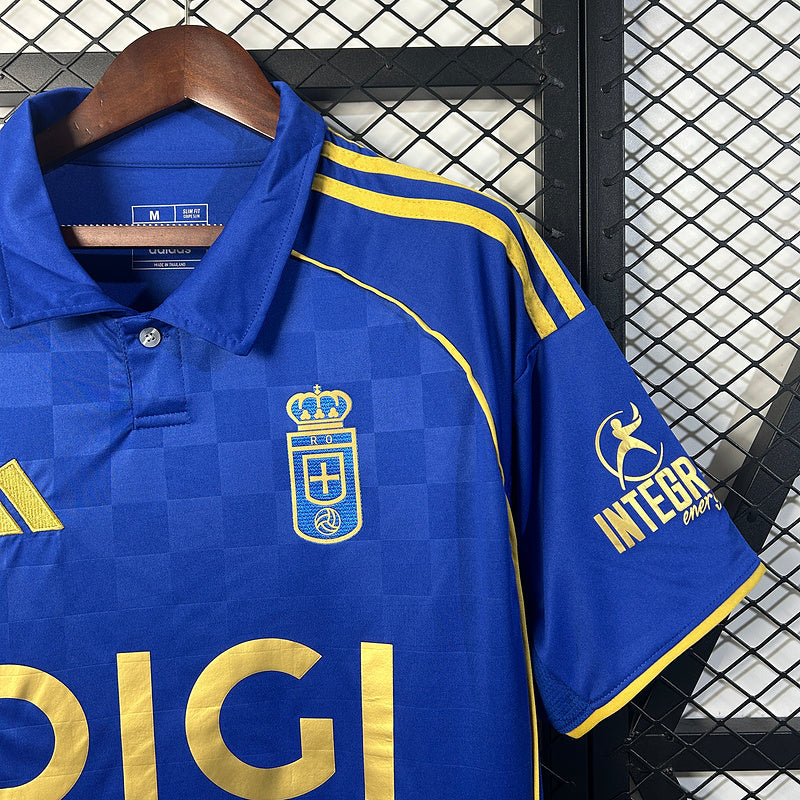 CAMISA REAL OVIEDO - CASA/ HOME - TORCEDOR - 25/ 26