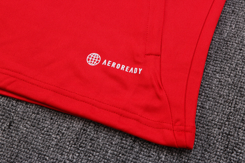 KIT PASSEIO - MANCHESTER UNITED - VERMELHO E PRETO