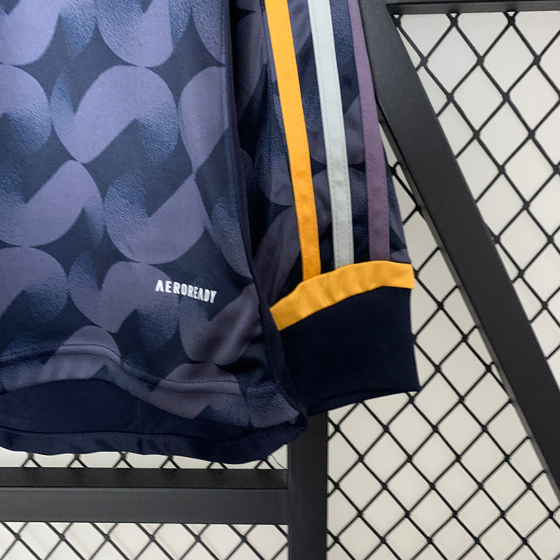 CAMISA REAL MADRID - MANGA LONGA - FORA/ AWAY - TORCEDOR - 23/24