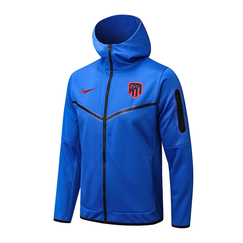 KIT PASSEIO COM CAPUZ - ATLÉTICO DE MADRID - AZUL E PRETO