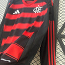 CAMISA FLAMENGO - CASA/ HOME - MANGA COMPRIDA - 25/26
