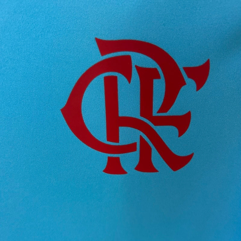 CAMISA FLAMENGO - AZUL BEBÊ TREINO - REGATA - TORCEDOR - 25/26