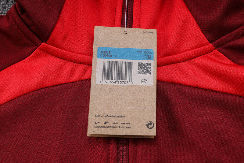 KIT PASSEIO COM CAPUZ - PORTUGAL - VERMELHO E PRETO