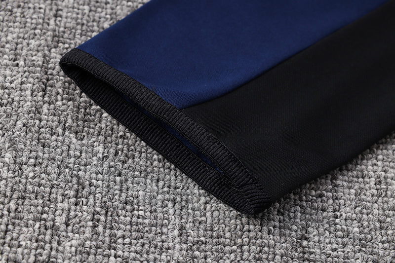 KIT PASSEIO COM CAPUZ - PARIS SAINT GERMAIN (PSG) - AZUL ESCURO E PRETO