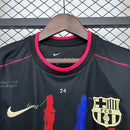 CAMISA BARCELONA -EDIÇÃO ESPECIAL BLACK - TORCEDOR - 25/ 26