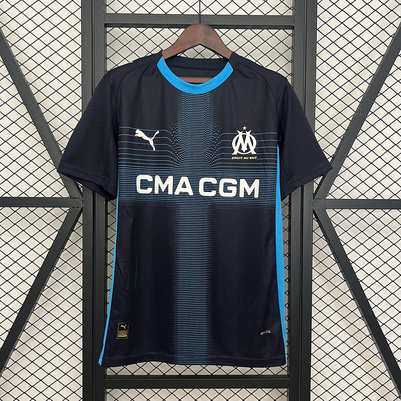 CAMISA OLYMPIQUE DE MARSEILLE - FORA/ AWAY - TORCEDOR - 25/ 26