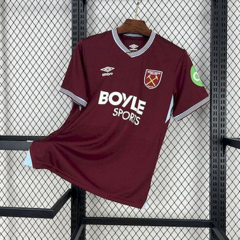 CAMISA WEST HAM - CASA/ HOME - TORCEDOR - 25/ 26