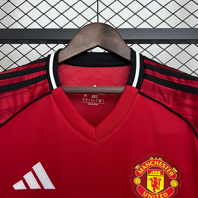 CAMISA MANCHESTER UNITED - CASA/ HOME - TORCEDOR - 25/ 26