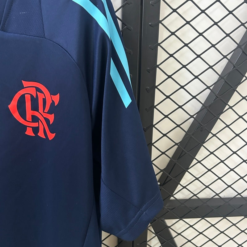 CAMISA FLAMENGO - TREINO AZUL- TORCEDOR - 25/26
