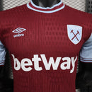 CAMISA WEST HAM - CASA/ HOME - JOGADOR - 24/25