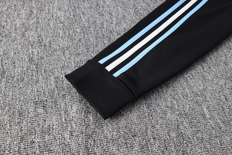KIT PASSEIO COM CAPUZ - ARGENTINA - BRANCO E PRETO