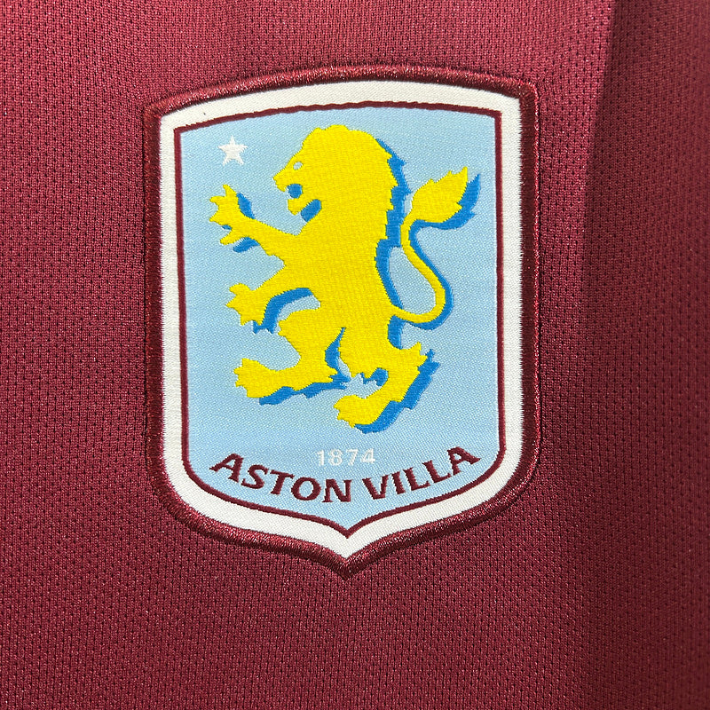 CAMISA ASTON VILLA - CASA/ HOME - TORCEDOR - 25/ 26