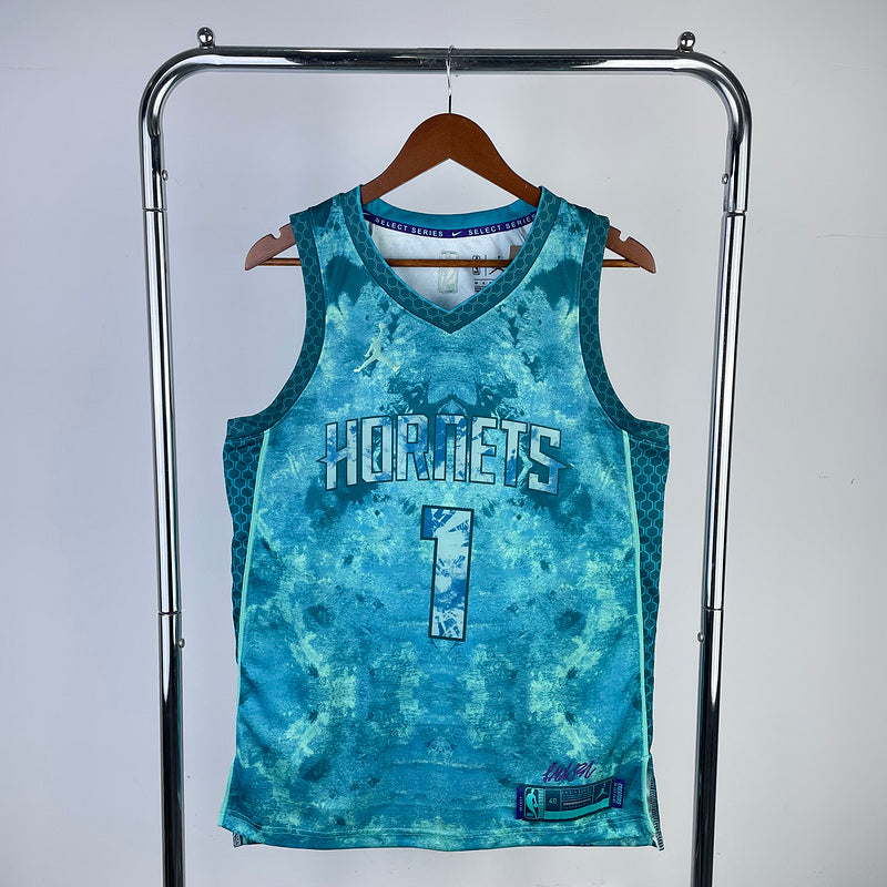 CAMISA NBA CHARLOTTE HORNETS - LAMELO BALL - SELECT EDITION - 2024 NOVA