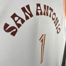 CAMISA SAN ANTONIO SPURS - CITY EDITION - BRANCA - 2024
