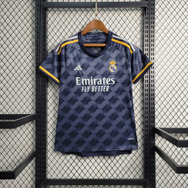 CAMISA REAL MADRID - FORA/ AWAY - FEMININO - 23/24
