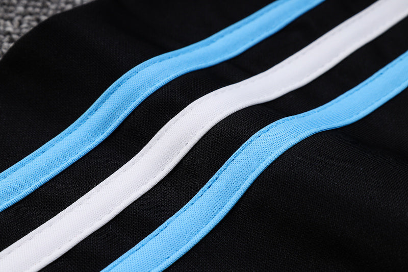 KIT PASSEIO COM CAPUZ - ARGENTINA - AZUL CLARO E PRETO