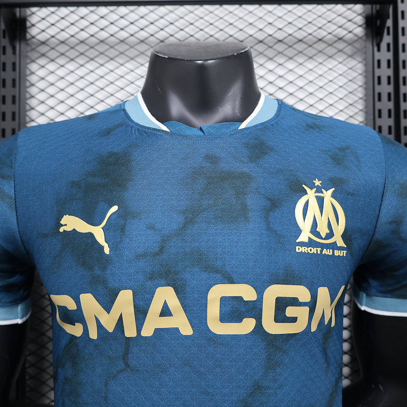 CAMISA OLIMPYQUE DE MARSEILLE - AWAY/ FORA - JOGADOR - 24/25