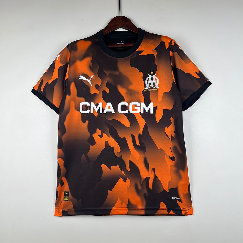 CAMISA OLYMPIQUE DE MARSEILLE - TERCEIRO/ THIRD - TORCEDOR - 23/24