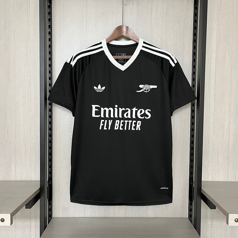 CAMISA ARSENAL - BLACK - TORCEDOR - 24/25