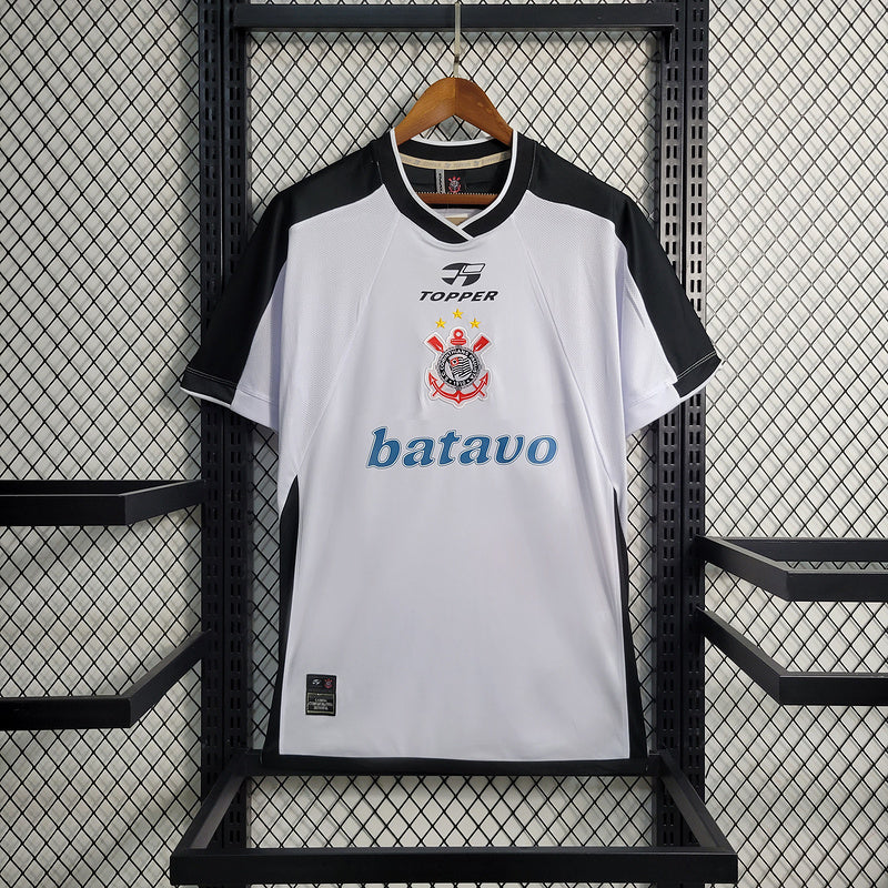 CAMISA CORINTHIANS - CASA/HOME - RETRÔ - TORCEDOR - 2000