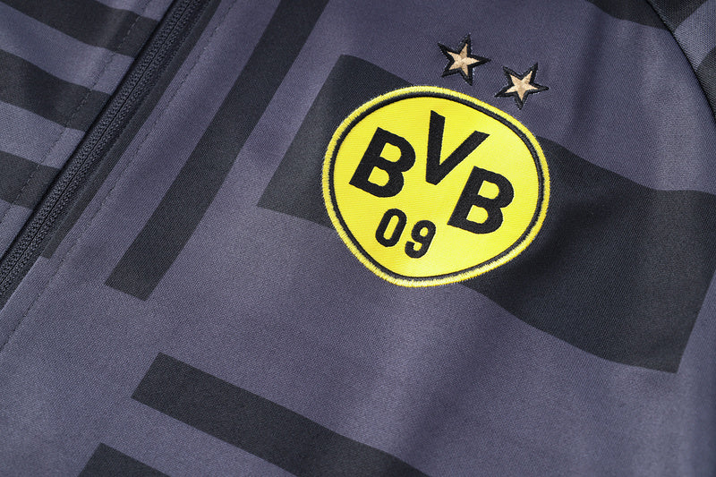 KIT PASSEIO - BORUSSIA DORTMOUND - CINZA E PRETO