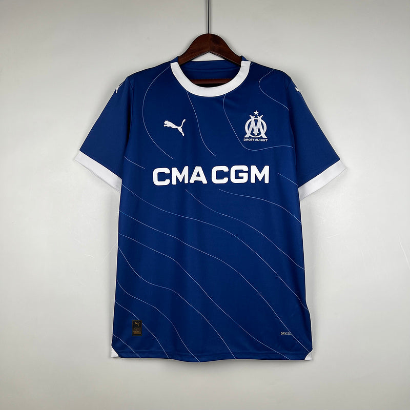 CAMISA OLYMPIQUE DE MARSEILLE - FORA/ AWAY - TORCEDOR - 23/24